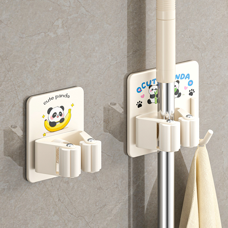 卫生间拖把夹免打孔壁挂夹