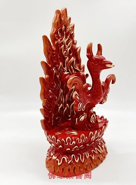 李师傅2024年居明吉祥物[v火鸟官付是非卸]摆件中宫三碧位家居摆