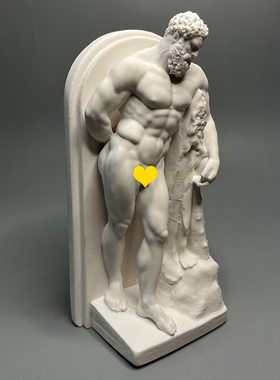 大力神肌肉大力士石n膏像雕塑工艺品家居装饰摆件美术素描教具礼