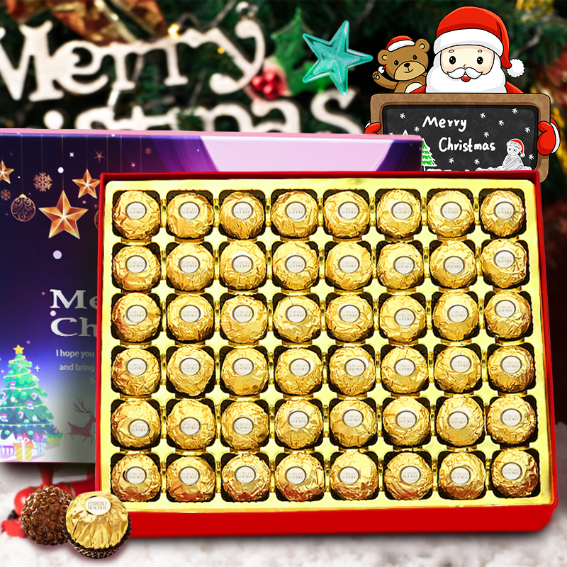 进口费列罗巧克力礼盒装送男生女朋友孩子生日零食圣诞节糖果礼物