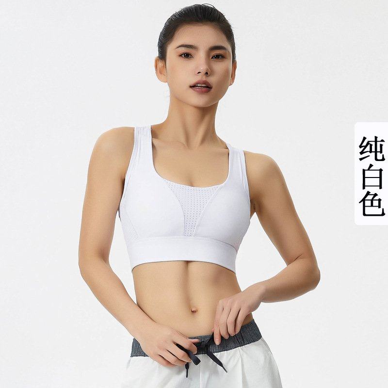 欧美大码运动文胸女一体胸垫无钢圈透气瑜伽服高强度防震健身内衣,运动/瑜伽/健身/球迷用品,瑜伽背心,淘宝优惠券,粉丝福利购,淘宝优惠卷