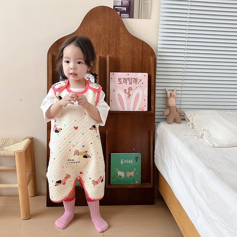快乐猪男女宝宝无袖马甲式四季款分腿夹丝棉空调房儿童睡袋家居服,婴童用品,睡袋/防踢被,淘宝优惠券,粉丝福利购,淘宝优惠卷