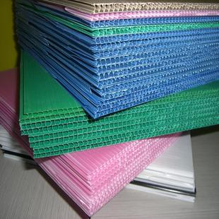 塑料中空板pp塑胶瓦楞板定制防静电2-10mm中空板平板彩色万通隔板