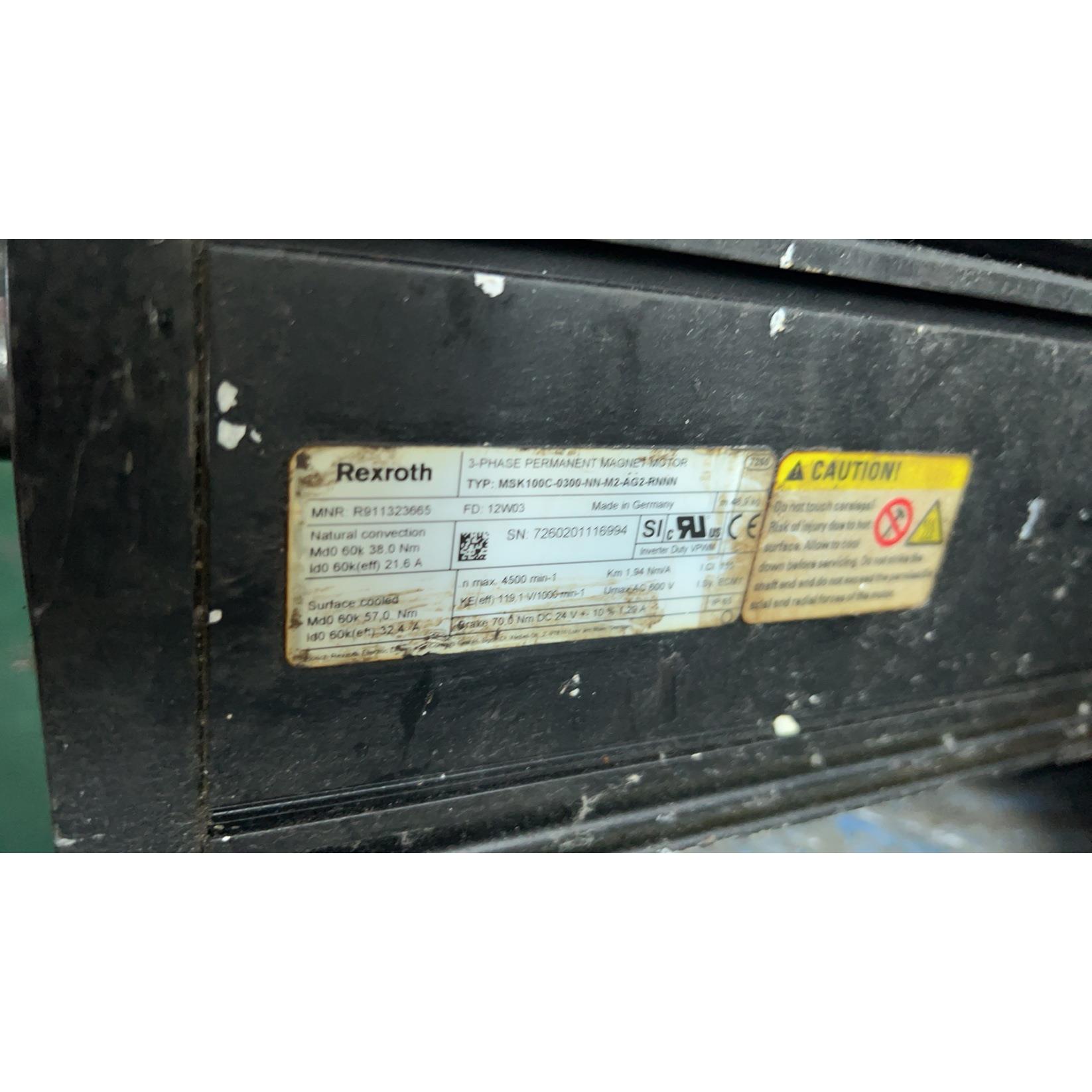 伺服电机 MSK100C-0300-NN-M2-AG2-RNNN 包测试