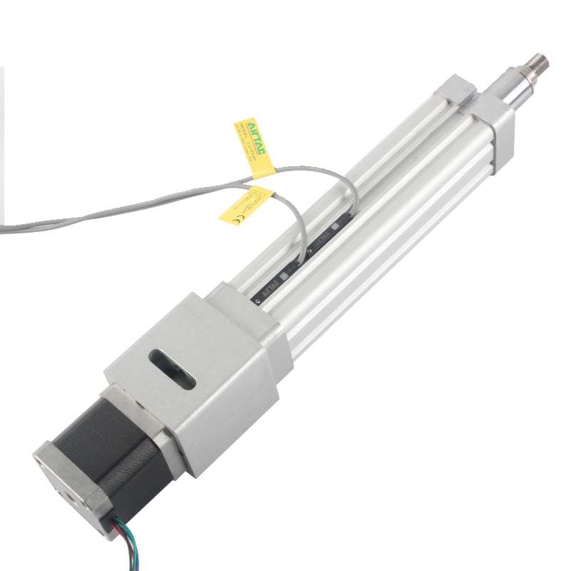 步伺服电动缸载线电机进步进直缸往复式型进小电电机推重杆步推杆