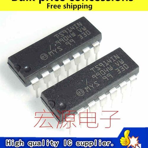 好货Free shipping 10PCS/LOT  TS914IN TS9141N TS914 DIP 16