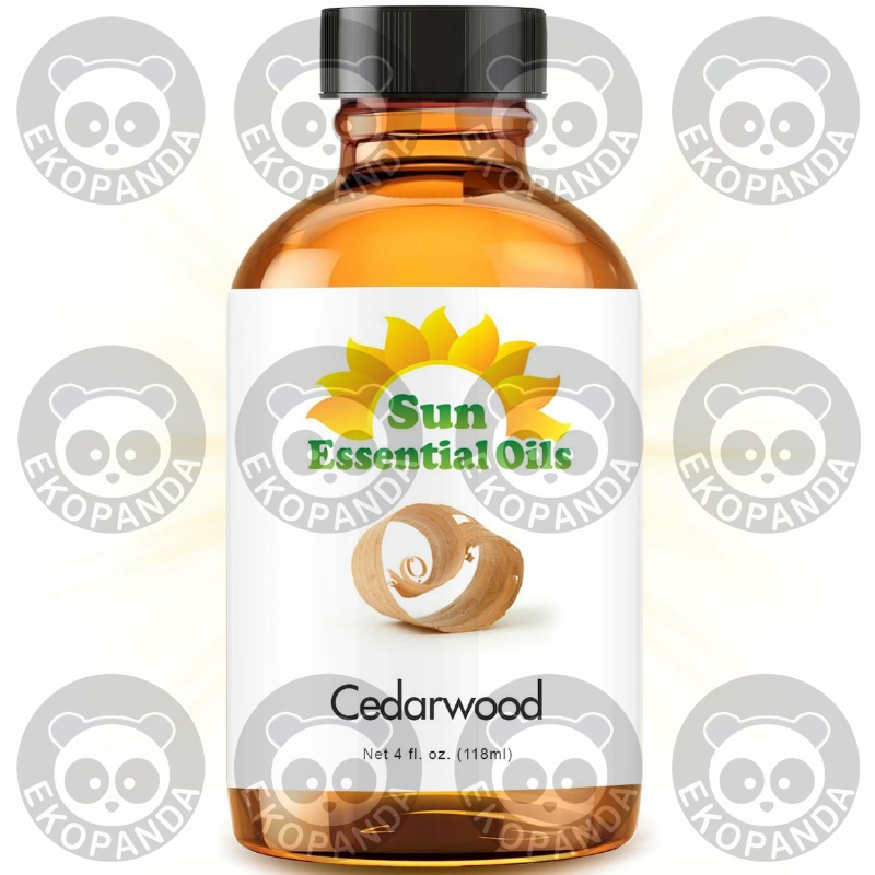 新品Cedarwood Essential Oil by Sun Organic, 4 ounce