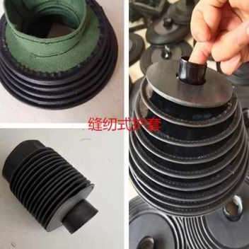 好货新销定做圆形丝杠防护罩活塞杆液压圆筒式防尘罩油缸气缸伸缩