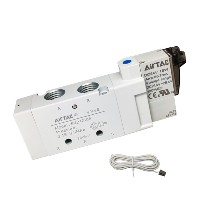 气动控制阀二位五通电磁阀5V110-06/5V210-08换向阀4CV21008o.