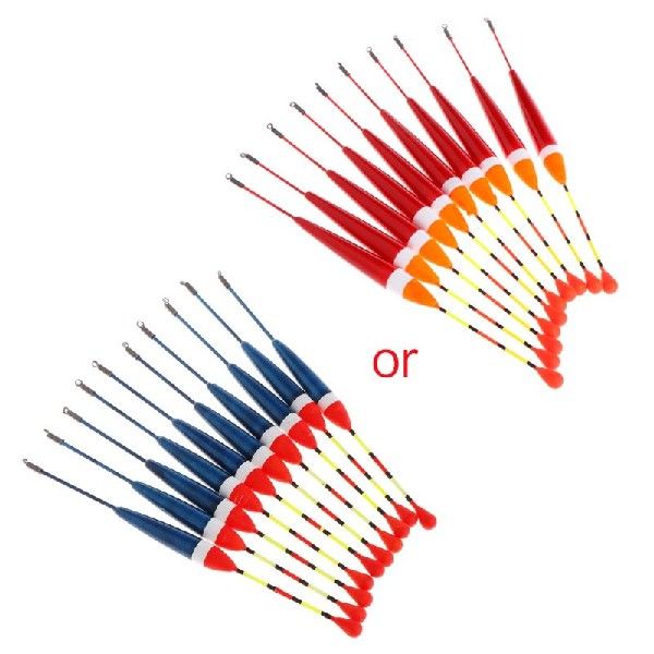 10pcs Carp Fishing Floats Set Buoy Bobber Stick For Fish