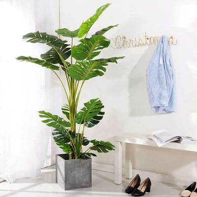 Artificial Plants Monstera Banana Green Plant Indoor Skybird