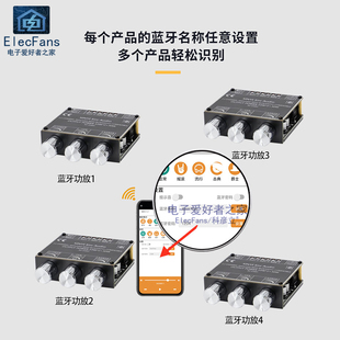 21声道蓝牙音频功放板模块XYE30H 2路15W30W重低音炮喇叭音箱