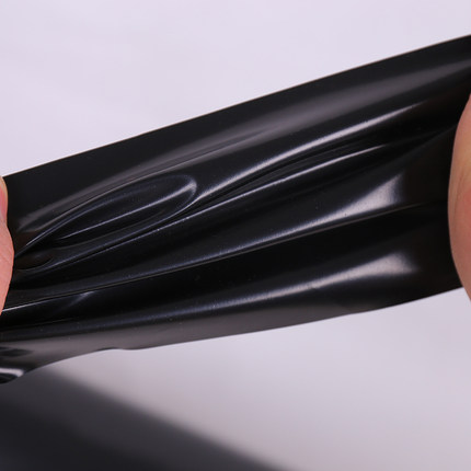 黑色塑料棚膜黑膜加厚池塘小花园黑色薄膜农业排水沟防水黑塑料布