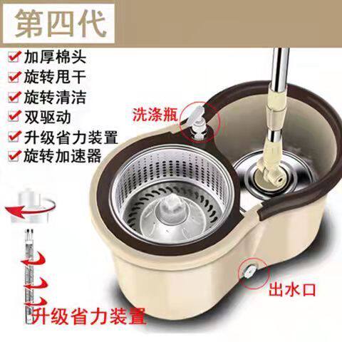 极速懒人托地把洗脱一体拖把桶套装家用一拖净旋转式扦把耐用自动