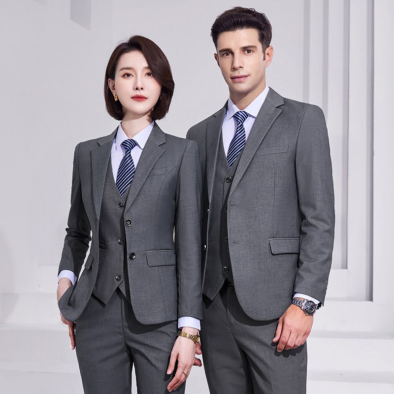 好货职业装西服套装男女同款商务正装4S店售楼部房地产西装工作服