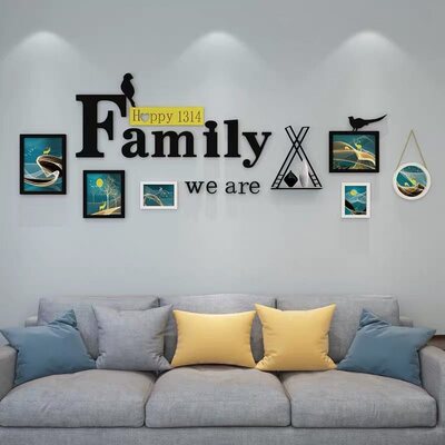 好货Living room decorative paintiVng irregular combination h