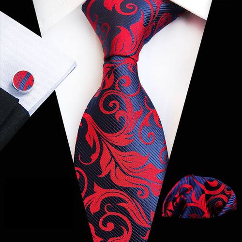 极速necktie + cufflinks + hanky men suit 3 sets neck tie man
