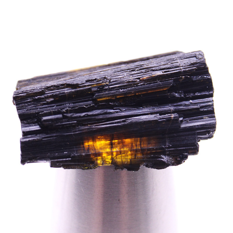 好货易晶缘天然水晶原石黑碧玺电气石矿石宝石儿童标本石礼物黄色