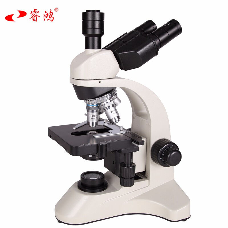 好货睿鸿生物显微镜2000X测量粉末颗粒细胞藻类精虫195物镜标配+V