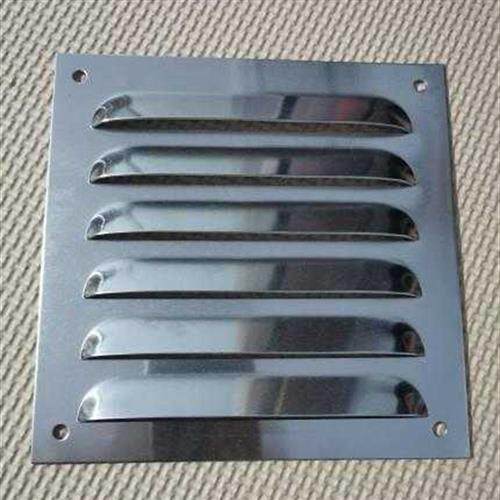 极速百叶窗不锈钢板铝板冲孔镀锌鱼鳞筛板通风散热防雨出风口冲孔