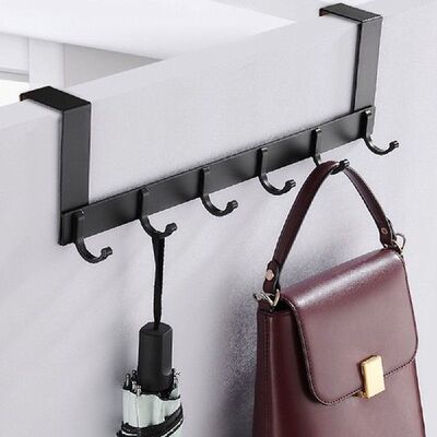 Door hooks 5 hooks home bathroom organizer clothes clothes