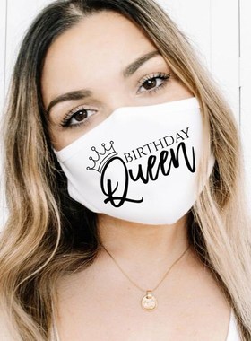 Birthday queen sash mask 16th 21st 30th 40th 50th 60th 70th