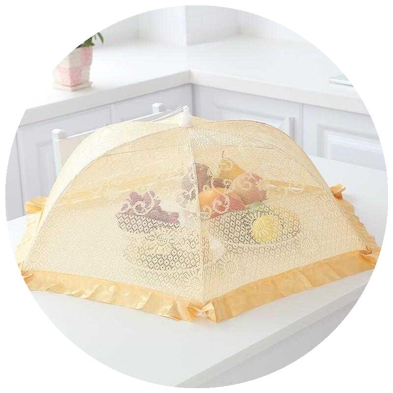 好货遮碗布防尘厨房防苍蝇盖碗的防尘布家用餐桌食物罩遮尘灰蕾丝