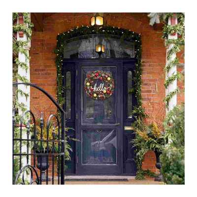 Wreath Decor Door Wall Decoration Xmas Decorations Letter