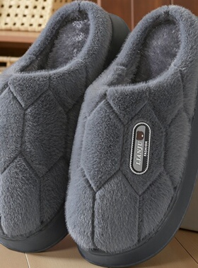 2025新款棉拖鞋男士秋冬季大码4647加厚保暖拖鞋4849防滑毛拖鞋女