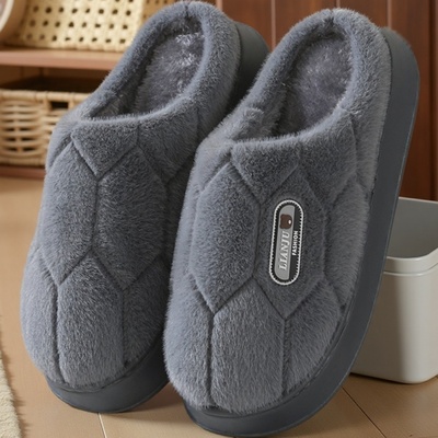 2025新款棉拖鞋男士秋冬季大码4647加厚保暖拖鞋4849防滑毛拖鞋女