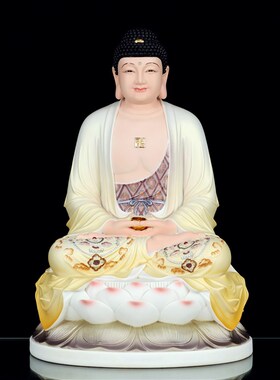 新品新观音菩萨家用摆件如来佛祖地藏G王弥勒笑佛娑婆三圣四圣树