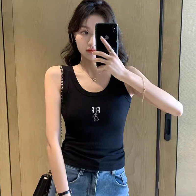 新品2025新款纯棉内搭背心吊带女C夏季无袖外穿短款洋气修身别致