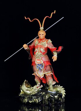 新品孙悟空齐天大圣美猴王斗x战胜佛树脂佛像家用中式人物客厅佛