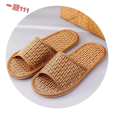 极速Natural rattan hand-woven linen slipKpers bamboo woven s