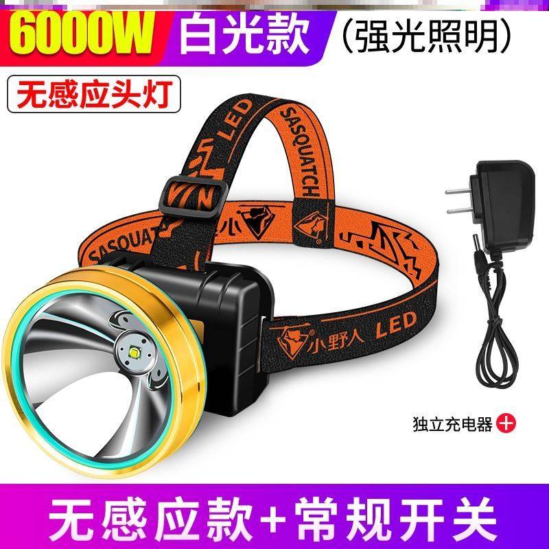 新品夜骑可携式工矿灯远射灯矿工灯露营灯探照灯头V灯强光户外超图片