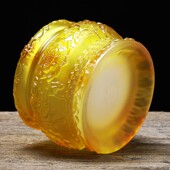 新品 供佛香炉家用室内供奉檀香烧香碗财神佛前小号仿琉Z璃香熏炉