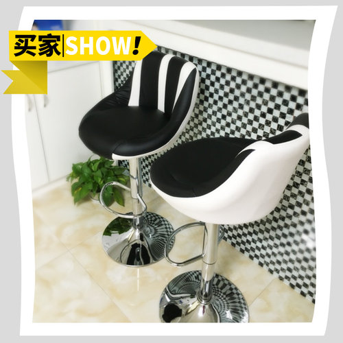 新品吧台椅升f降椅子家用凳子前台酒吧椅吧椅现代简约高脚凳靠背