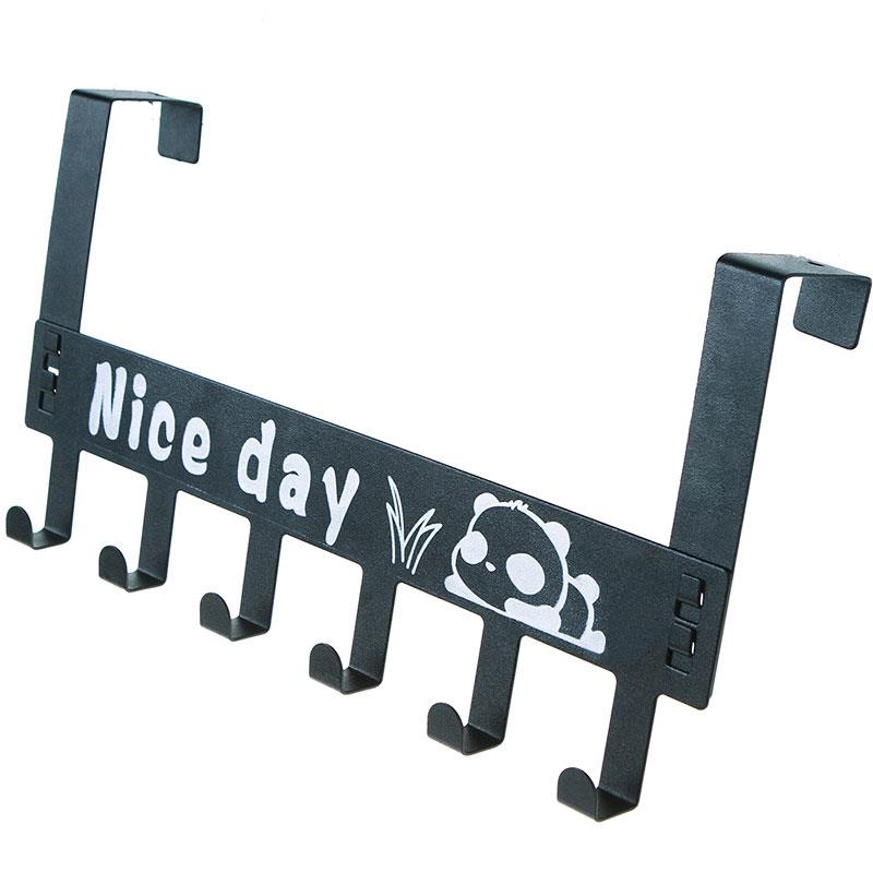 极速门上挂衣架门后挂钩房门家用衣E帽钩卧室门承重简易衣挂排钩