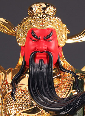 新品台湾纯铜鎏金彩绘p左右护法伽蓝菩萨韦陀菩萨伽蓝韦陀怀旧复