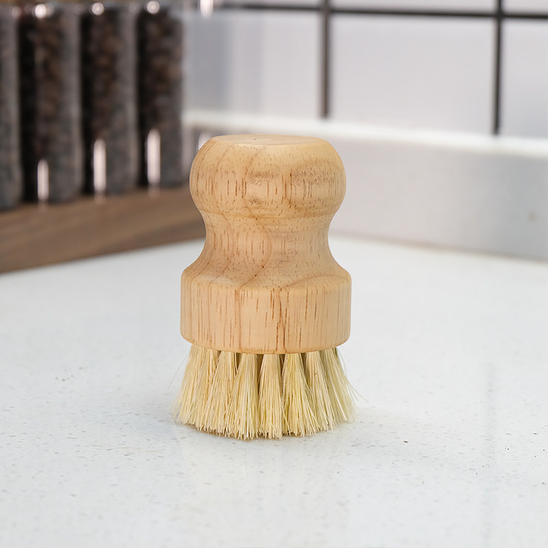 极速粉碗清洁毛刷咖啡机手柄实木清洁刷吧台L工具58mm粉碗残粉清