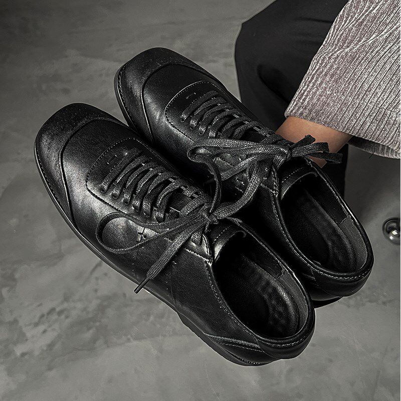 新品极简通勤德训鞋cleanfiAt拳击鞋男女轻便训练鞋潮款英伦风休