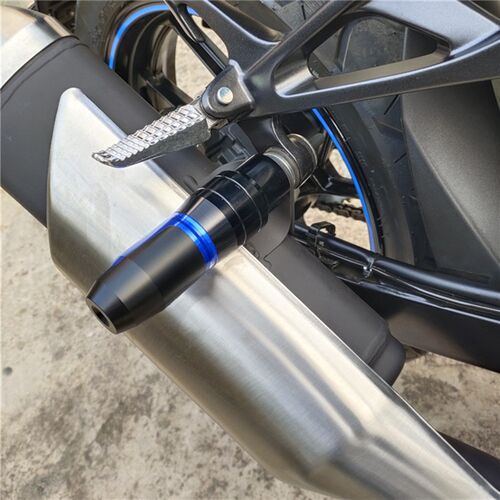 新品适用铃木GSX150oF/NGIXXER155极客飒改装排气管防摔棒防摔球