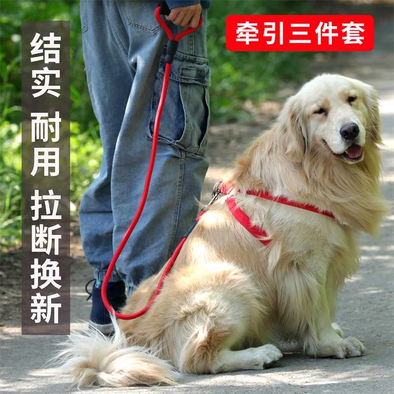 极速狗狗牵引绳遛狗m胸抱婴袋小型中型大型犬可调节狗链子猫项圈