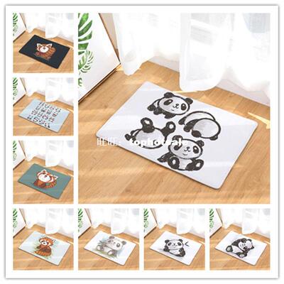极速Funny Animal Panda Pattern Welcome Doormats BaVthroom Ki