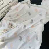新生婴儿包单春秋夏季 竹纤维产房包巾包被新生儿襁褓裹布抱被 薄款