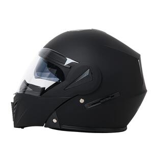 极速大码头盔XXXL骑p行头盔男全盔双镜片揭面盔四季机车跑盔全覆