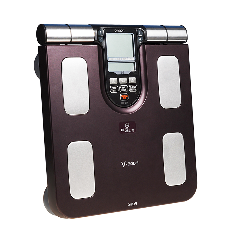 极速欧姆龙体脂仪HBF-371/214体重秤内脏脂率肪BRM指数测量371仪