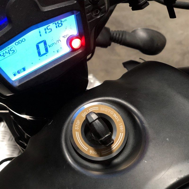 极速川崎小火神650n改装电门锁圈铝合金装饰盖钥匙启动孔圈cnc直