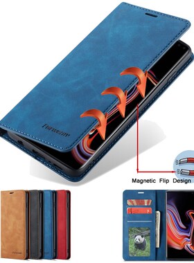 极速Luxudry Leather Flip Case for Samsung Galaxy S10 S9 S8 P