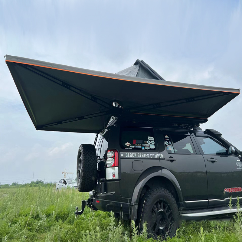 极速扇形帐汽车遮阳篷车边帐篷侧H帐车顶侧篷汽车天幕帐篷